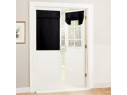 Cortina Blackout Térmica, Para Porta E Janela, Privacidade, Proteção Uv, Lavável, Preto