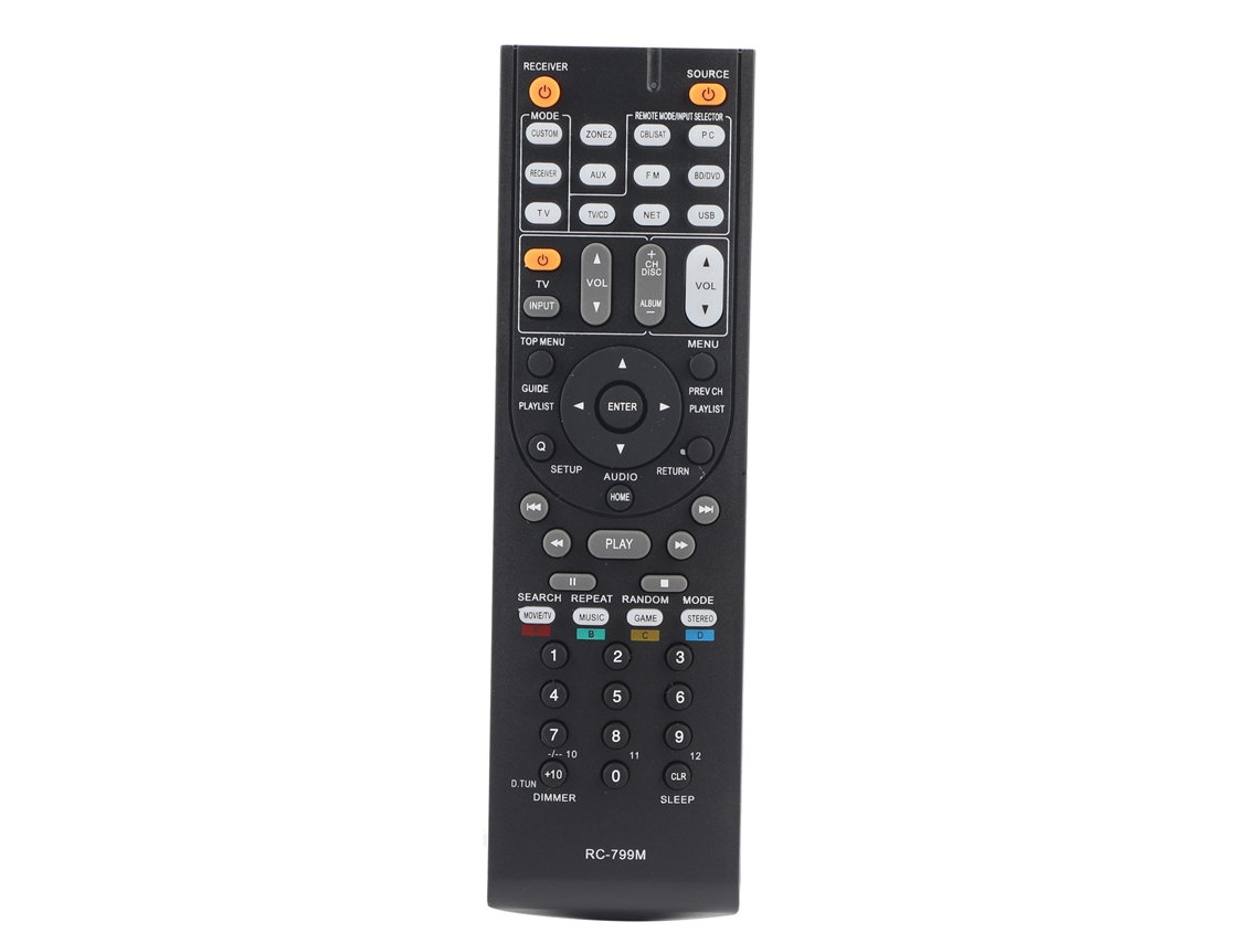Aetheria controle Remoto Universal Rc 799m para Receptor de Áudio e Vídeo Onkyo