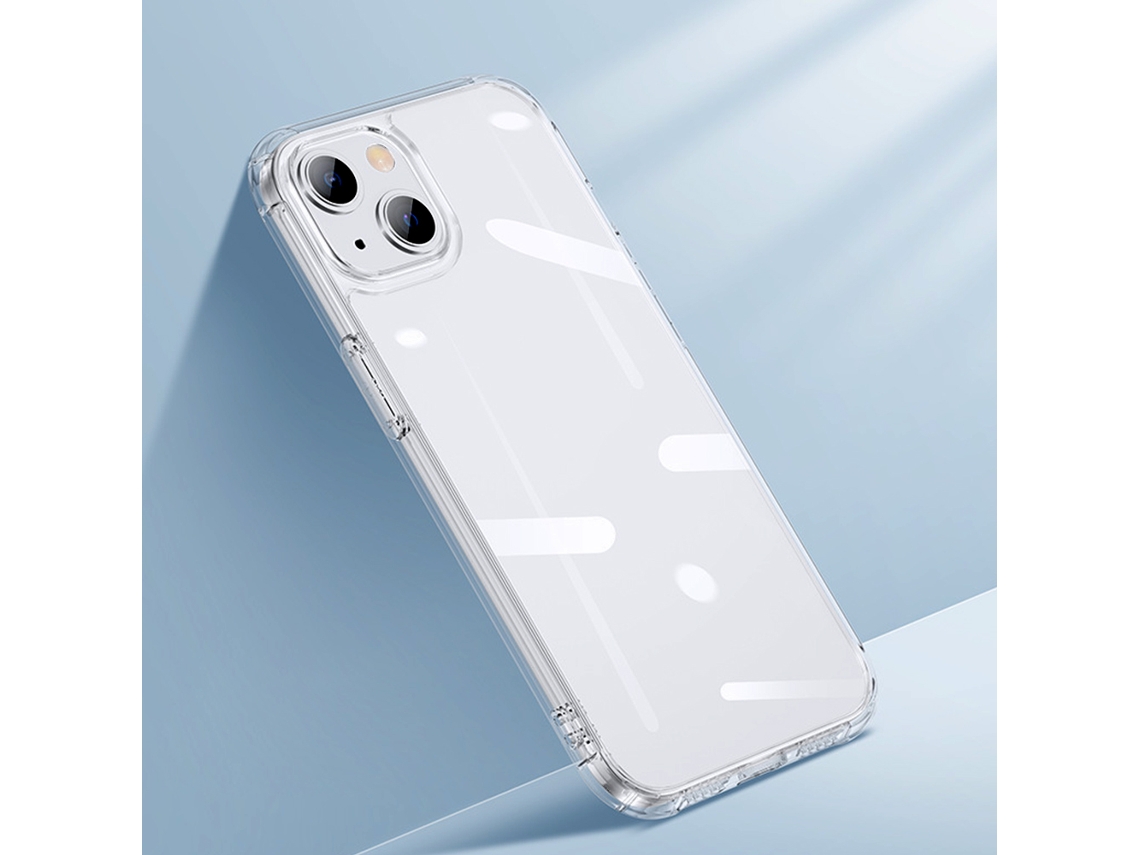 Capa Clear Case para Iphone 13 Pro Anti amarecimento Fina Resistente a Impactos Tpu 6.1 Polegadas