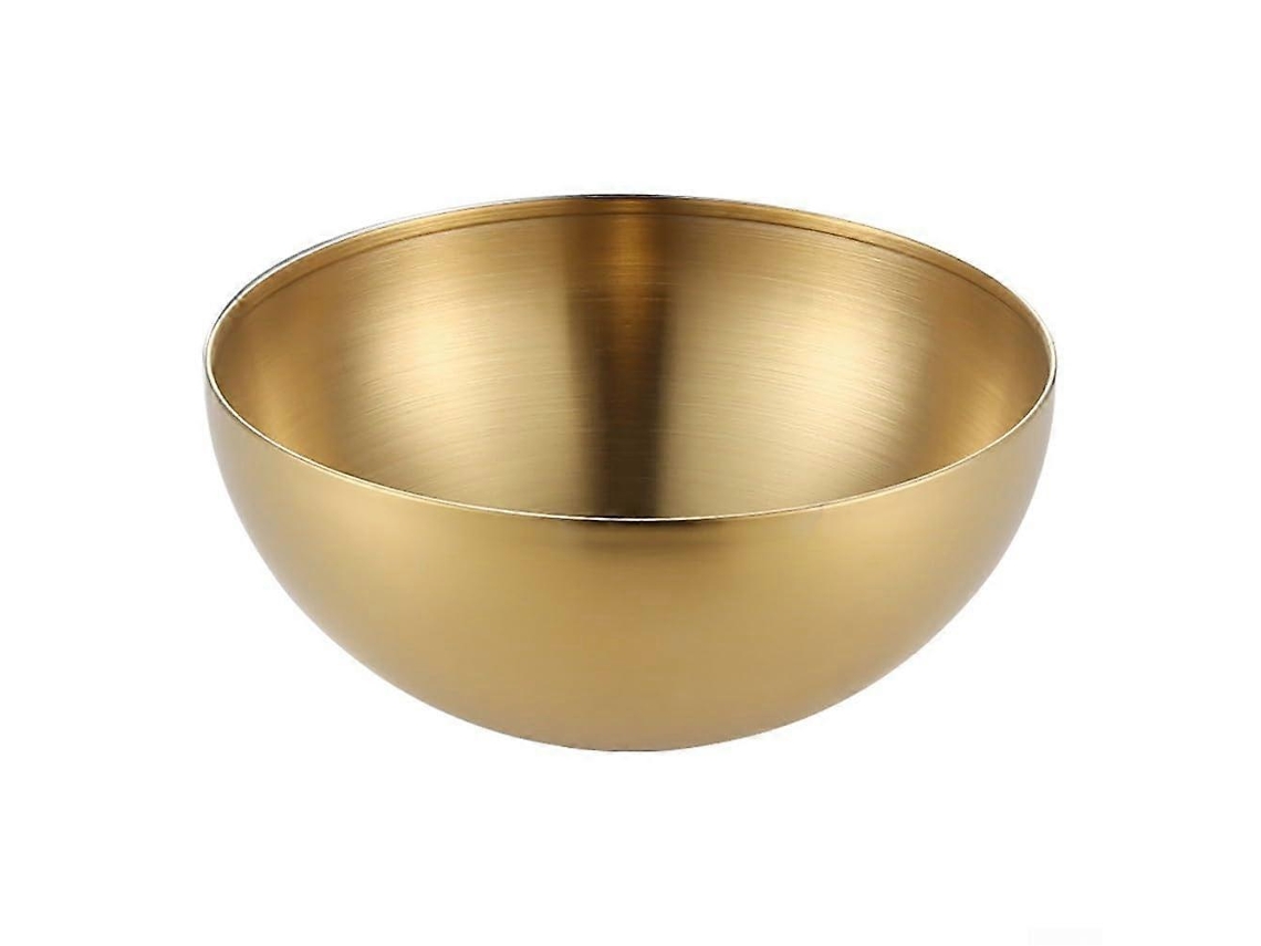 Tigela Grande De Aço Inoxidável Para Misturar Saladas, Com Elegante Acabamento Fosco, Ideal Para Uso Versátil Na Cozinha.