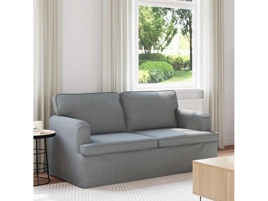 Vidaxl Sofá Cinzento-claro 162 X 80 X 85 Cm Tecido