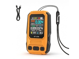 Detector De Qualidade Do Ar 5 Em 1: Alarme Para Formaldeído, Dióxido De Carbono, Temperatura, Umidade E Qualidade Do Ar