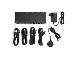Comutador Kvm Dual Dp LAXISCREED 8k/4k