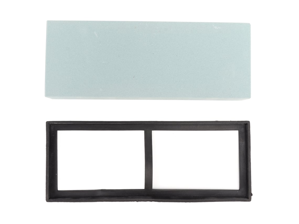 Pedra de afiamento para facas 320 grit, para tesouras, cinzelas, machados, ferramentas, 20x7.5x2.5cm | S/MARCA