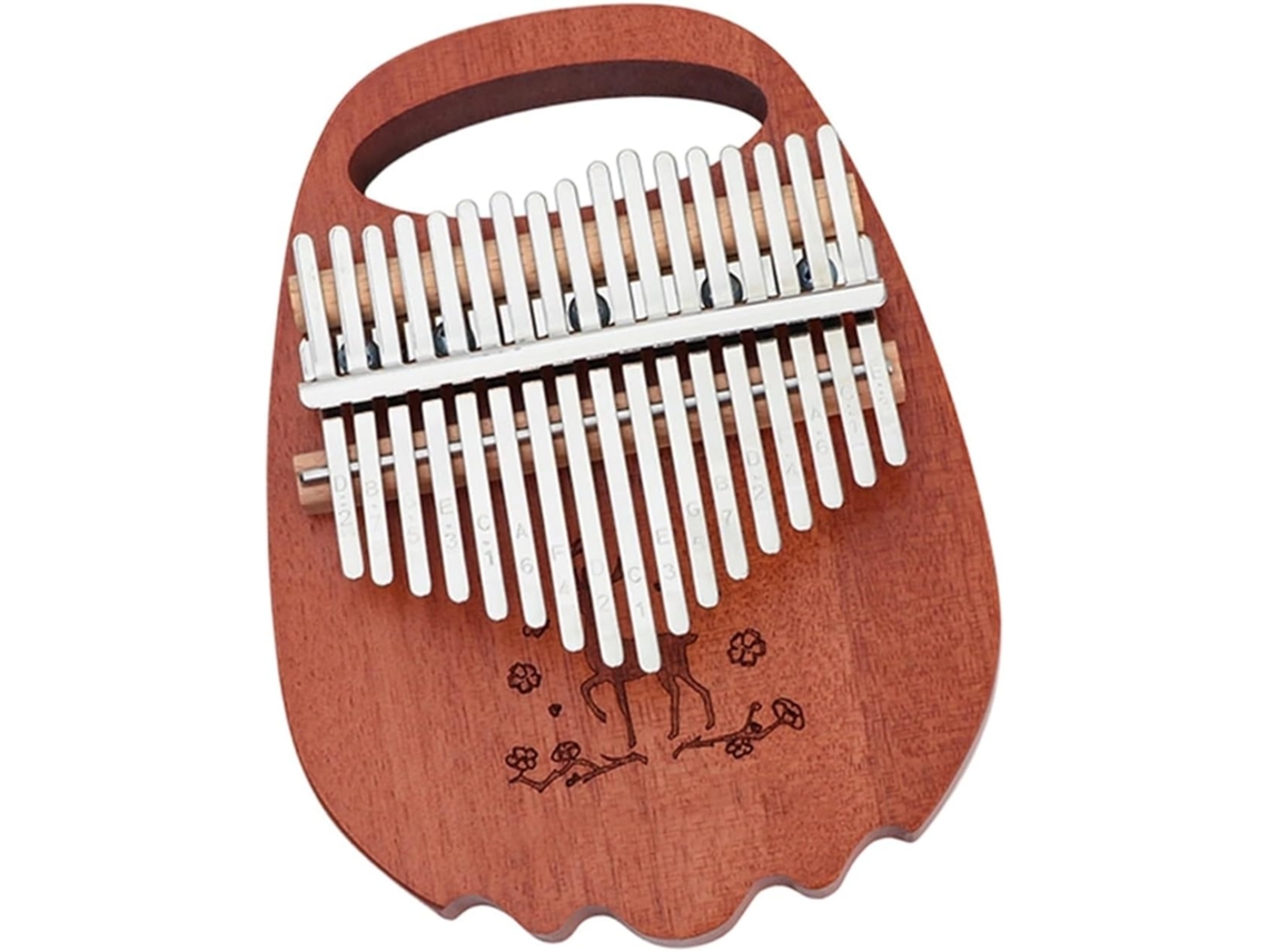 Kalimba De 17 Notas Com Uma Única Placa