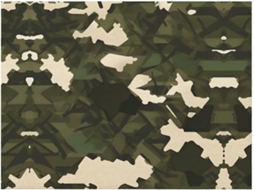 Manta de Flanela Ultramacia Phayah com Estampa Camuflagem Militar para Sofá Cama Sala Estar Escritório e Pausa