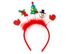 Laxiscreed Presilha Festiva De Natal Para Crianças Com Chifre De Cervo E Elástico Vermelho