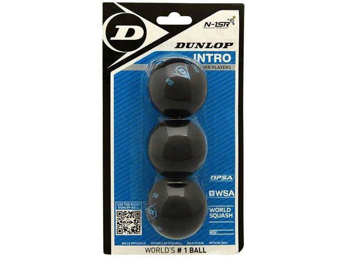 Bola de Squash DUNLOP Intro Single Blue Dot