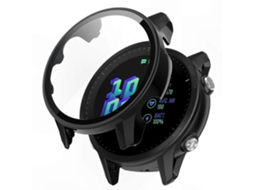 Capa Rígida de Policarbonato com Protetor Tela Vidro Temperado para Smartwatch Corrida Gps. GOKOCO