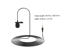 1Pcs Clipe de Lapela de Lapela no Microfone ALLINLESS