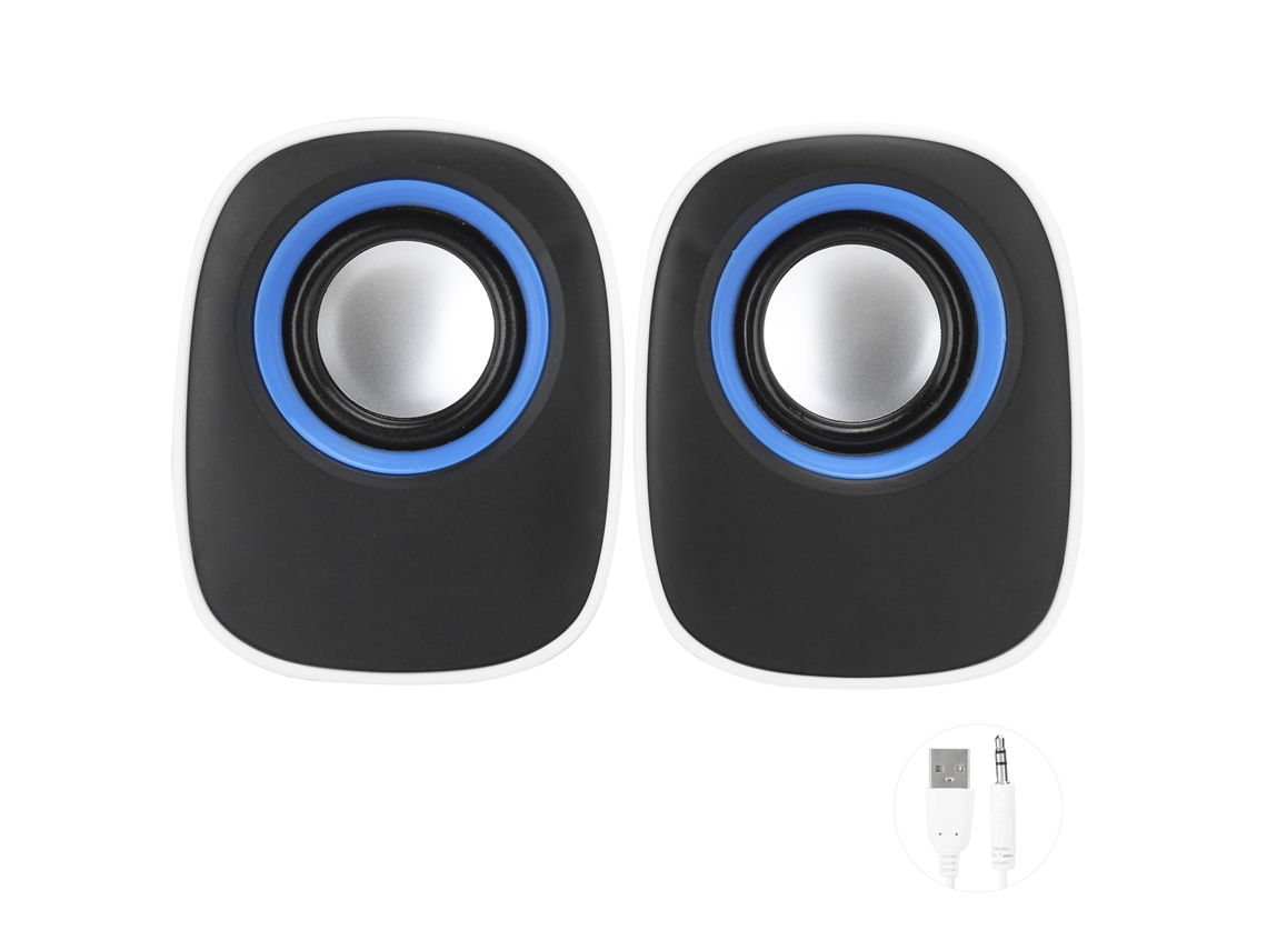 Caixas De Som Para Computador Mini Usb Com Fio Para Desktop E Laptop Reprodutor De Música Estéreo Jt2602