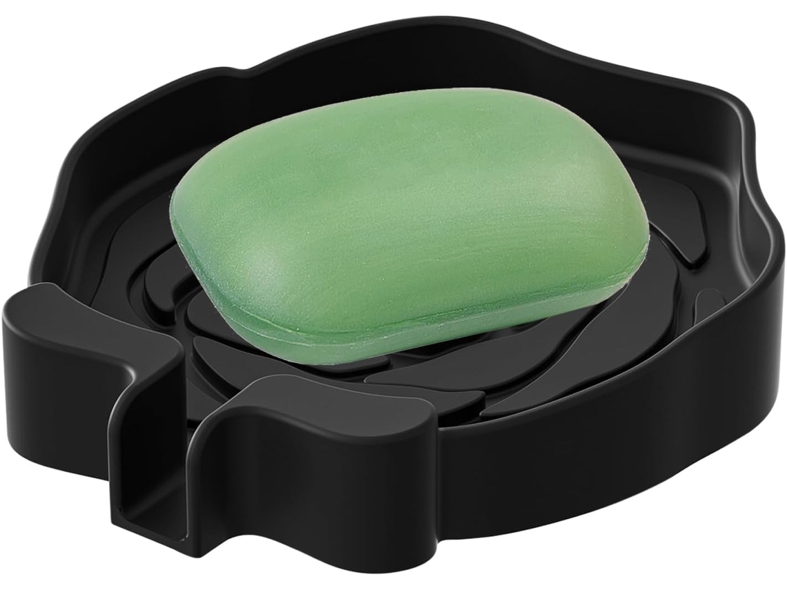 Saboneteira Em Barra, Acessórios De Armazenamento Em Silicone Com Drenagem |