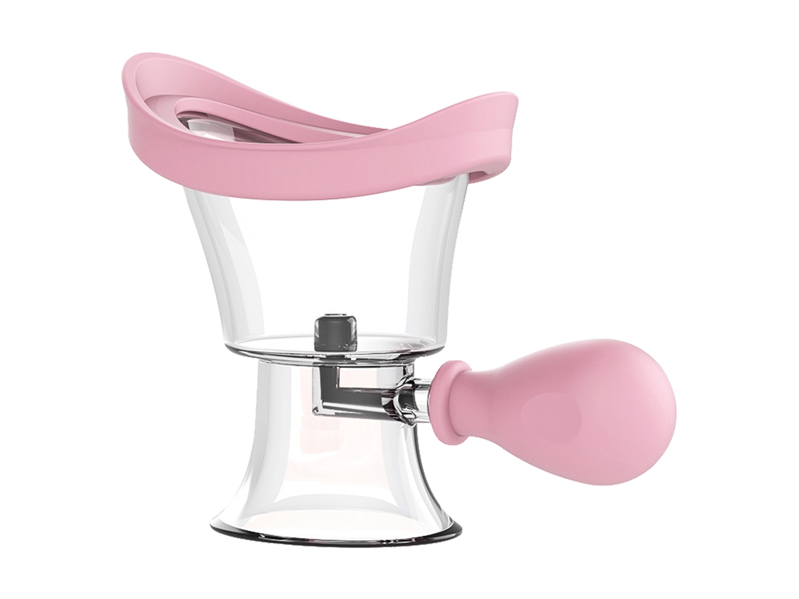 Xícara de Lavagem Ocular Silicone com Pressão a Ar Manual Pink | S/MARCA