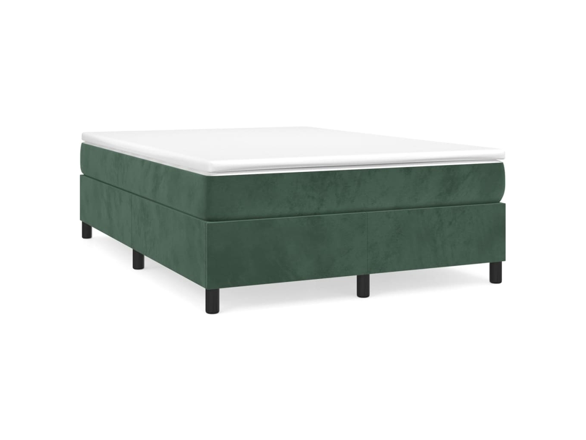 Box Spring Bed, Box Spring Beds Vidaxl Verde Veludo (140 X 200 Cm)