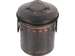 Balde De Ferro Preto Para Lareira, 1 Peça, Resistente