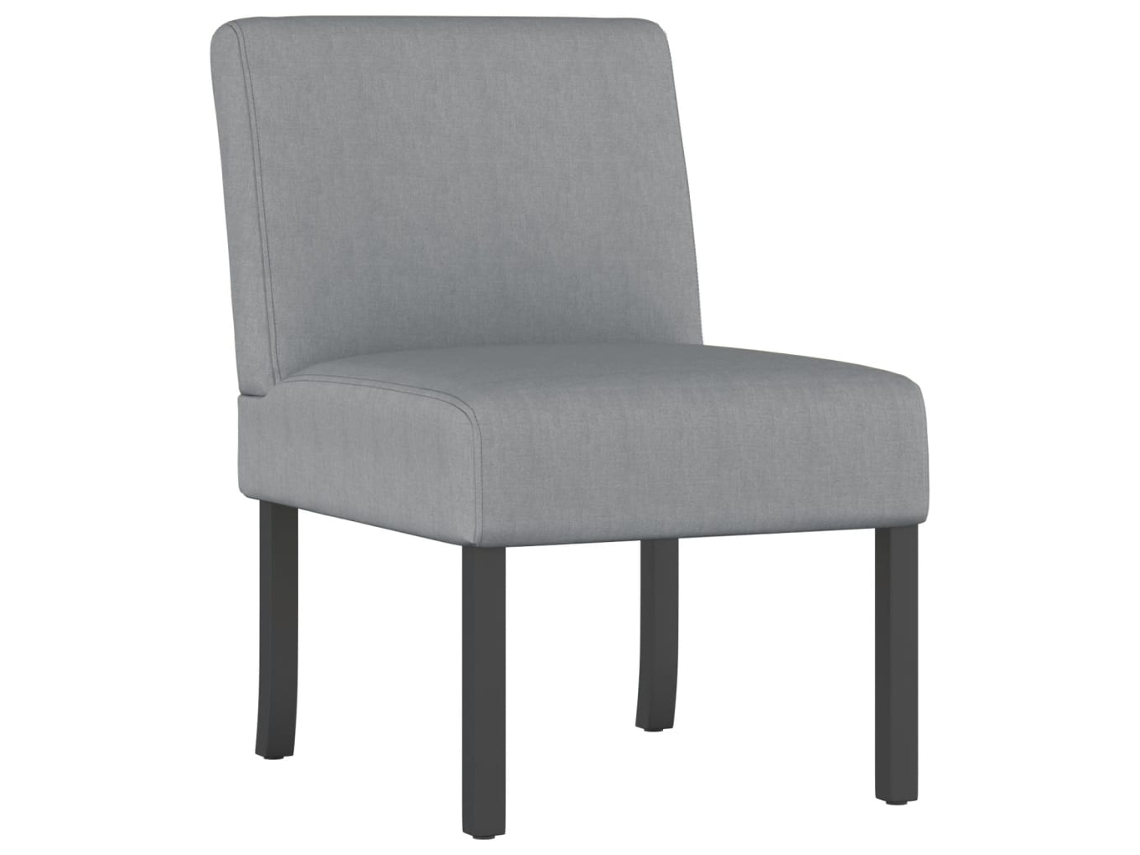 Slipper Chair, Slipper Chairs Vidaxl Cinzeto Tecido