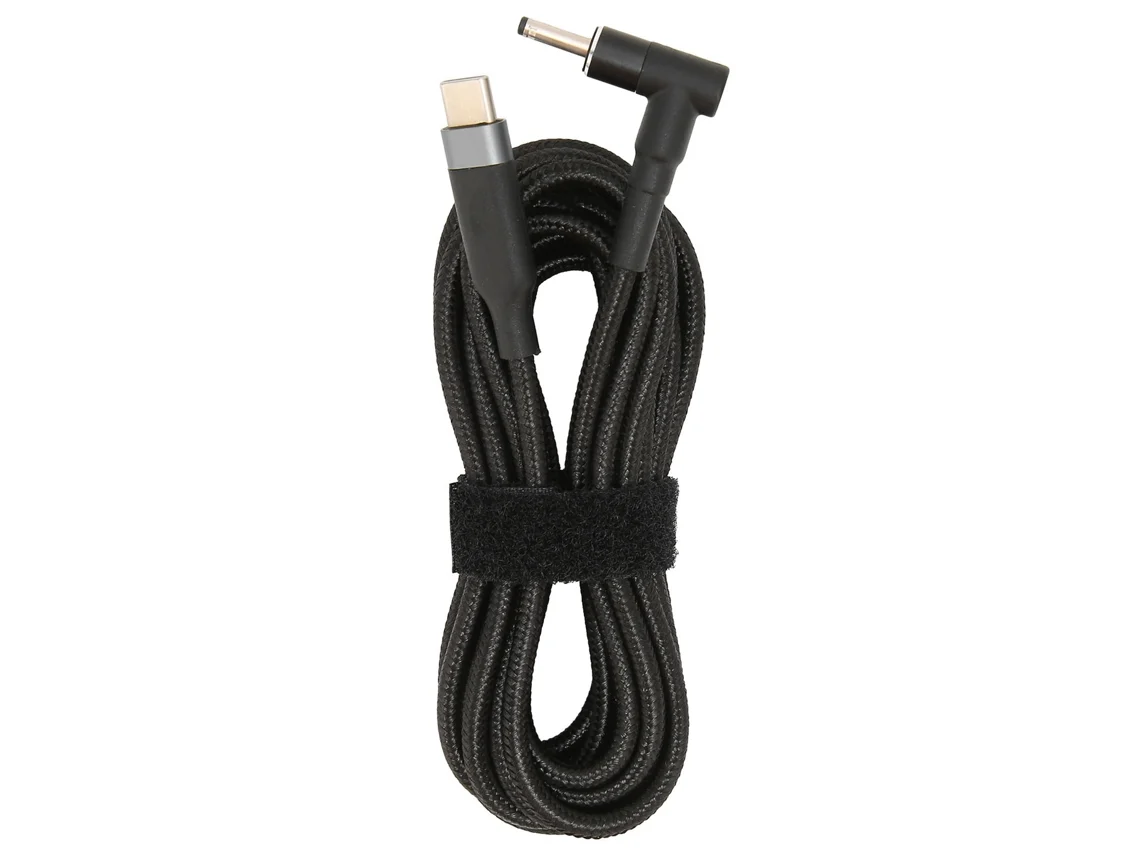Cabo De Carregamento Para Notebook Jorindo 100w Pd Usb-c Macho Para Dc3.0x1.0mm Macho.
