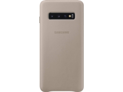 Capa SAMSUNG Galaxy S10 Leather Cover Cinza