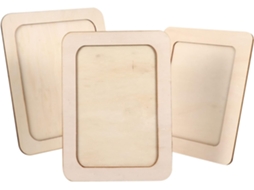 Conjunto 3 Peças Montar Molduras Fotos Incluindo Moldura Artística Suporte Exibir Ideal Lembranças Decorar Sua GOKOCO