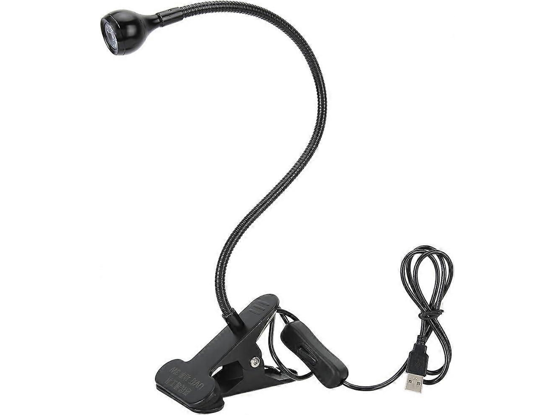 Lâmpada de polimização Colle Uv Led Usb 3w com clipe para reparação de telefone, Lumire Violette Interrup Teur Commande, D GOKOCO