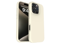 (branco, Iphone 15 Pro) Capa De Celular Simples, De Cor Sólida E Resistente A Impactos, Compatível Com Iphone, Feita De Silicone Líquido.