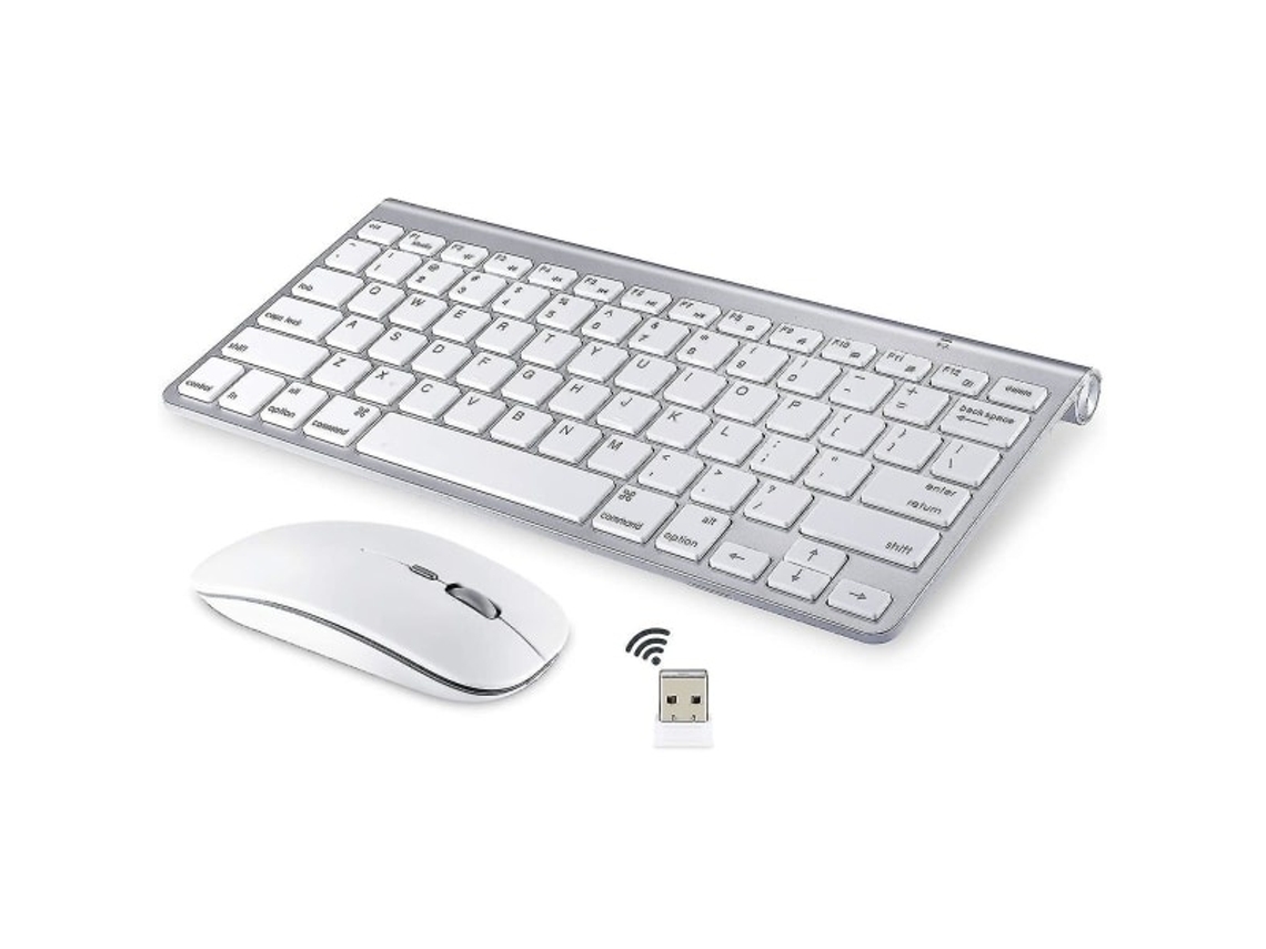 Lurelia Conjunto Teclado E Rato Sem Fios, 2.4g, Receptor Usb, Macbook, Imac