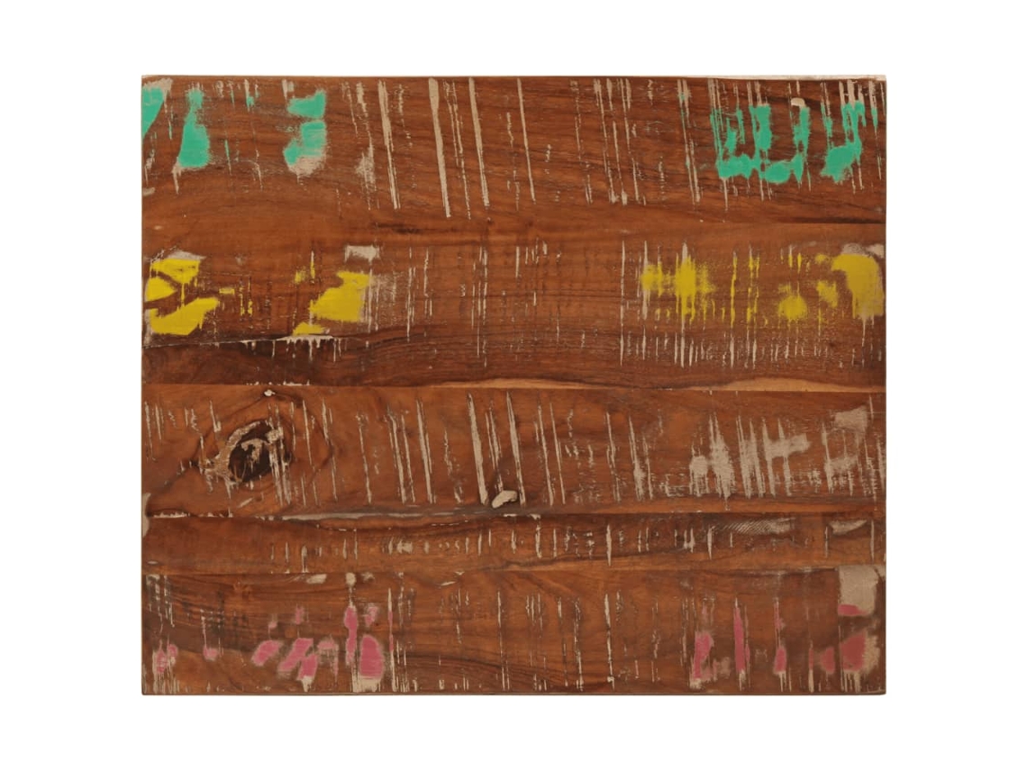 Vidaxl Tampo De Mesa Retangular 60x50x3,8 Cm Madeira Recuperada Maciça