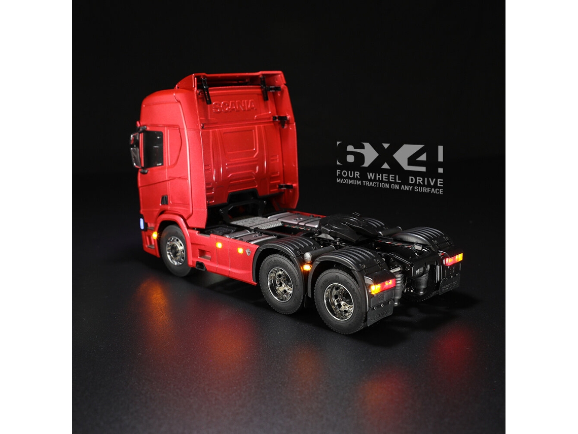 Kit com Motor, Esc e Servo Orlandoo Hunter Oh32t01 Scania R650 1/32 6x4 Trator Diy Off road Brinquedo MDUG