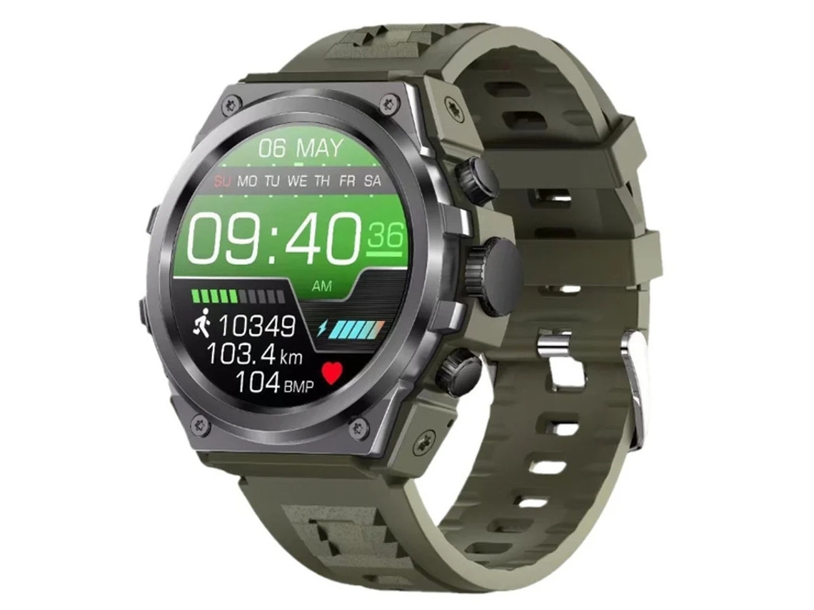 Smartwatch Com Cinco Botões Monitoramento De Oxigênio Sem Classificação Sanguínea À Prova Dágua Chamadas Ip68 Bluetooth E Bateria De 400mah Bestvite