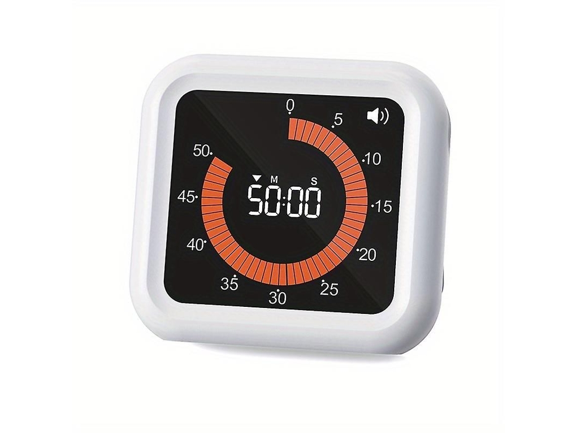 Timer Digital De Cozinha, Com Display Visual, Contagem Regressiva E Progressiva, Acessório Doméstico