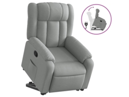 Stand Up Recliner Chair, Stand Up Recliner Chairs Vidaxl Cinzeto Tecido