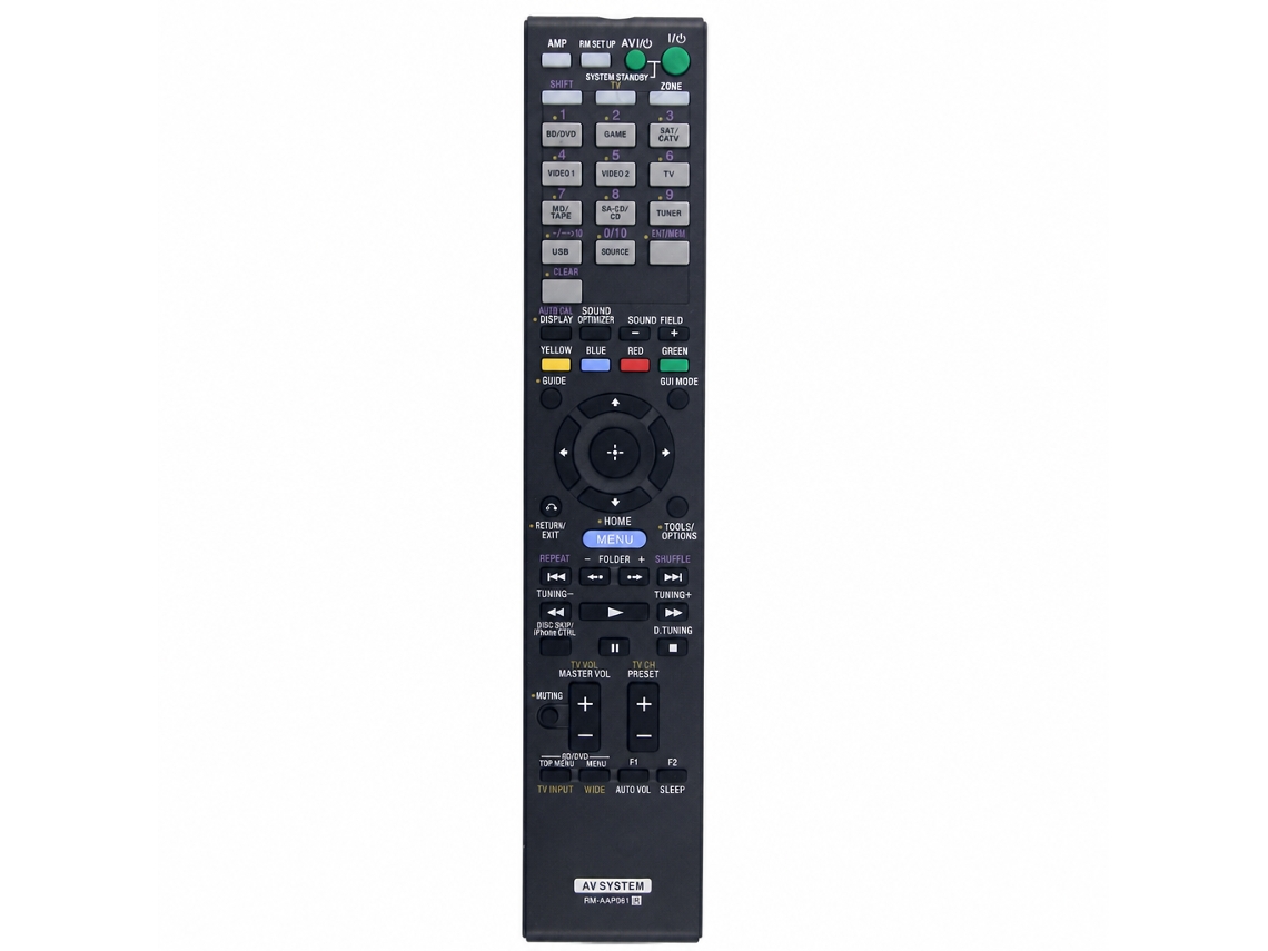 Comando À Distância De Substituição Compatível Com Recetor Av Sony Rm-aap061_dae