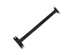 Cabo Riser Pcie X1 Duplo em Ângulo Reto, Cabo de Extensão Pcie 3.0 X1 para X1, 8 Gbps, 1 Placa Riser Pcie, 20 Cm