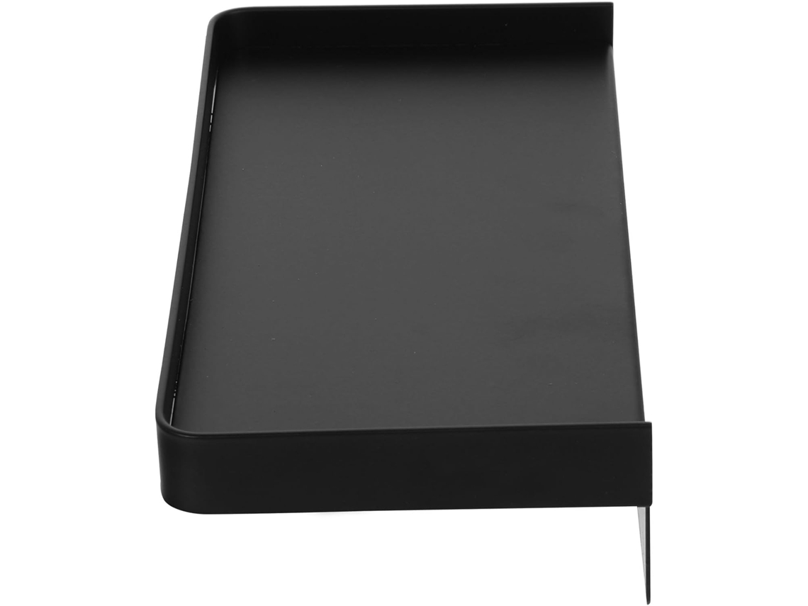 De Parede Autoadesivo Para Telefone Portátil Em Aço Preto. Compacto Para Banheiro. Em Gokoco