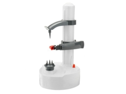 Descascador Elétrico De Frutas E Legumes, Função De Rotação Automática, Branco