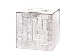 Mali alcova para Dinheiro Labirinto 3d Transparente Brinquedo Exclusivo para Crianças