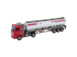 Primerox modelo de Caminhão de Tração Retrátil 1/48 Semi Reboque Brinquedo Educativo Veículo de Construção Abs