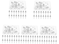 Conjunto De 150 Tachinhas Metálicas Para Quadros Cortiça, Mapas,