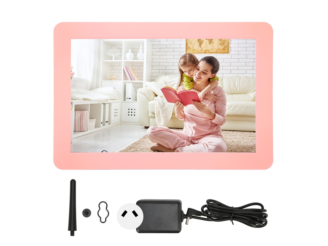 Quadro Digital Wifi 10,1 Polegadas Hd Ips 1280x800 Com Tela Touch, Cloud E 16gb, 100 240v
