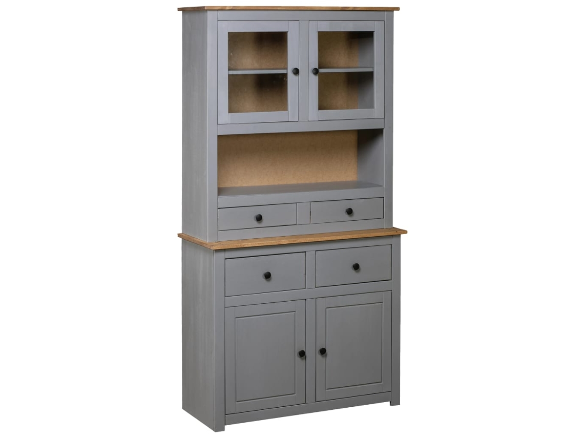 Highboard, Highboards Vidaxl Cinzeto Madeira De Pinho (n/a)