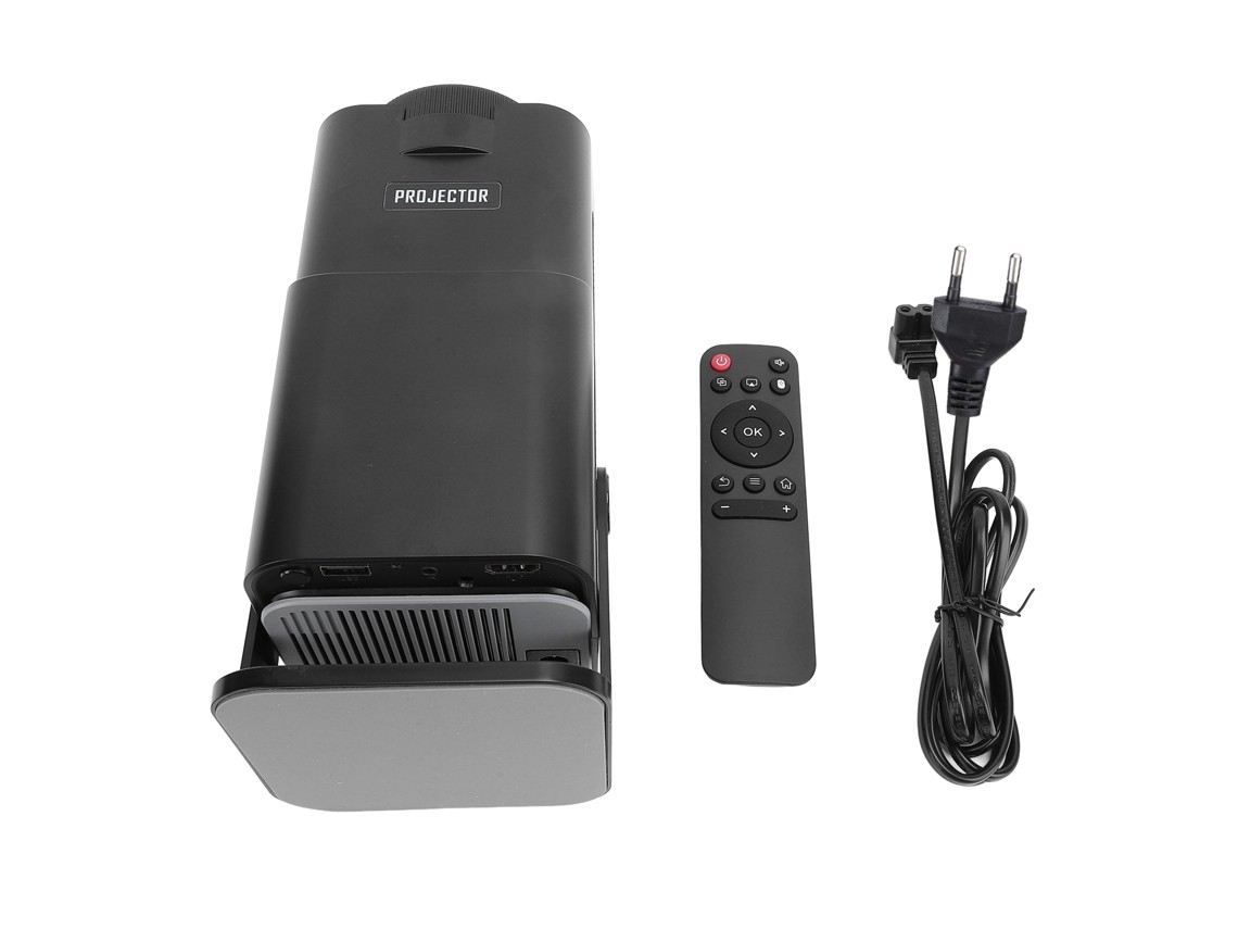 Full Hd 1080p Projector With 180-degree Rotation Function.