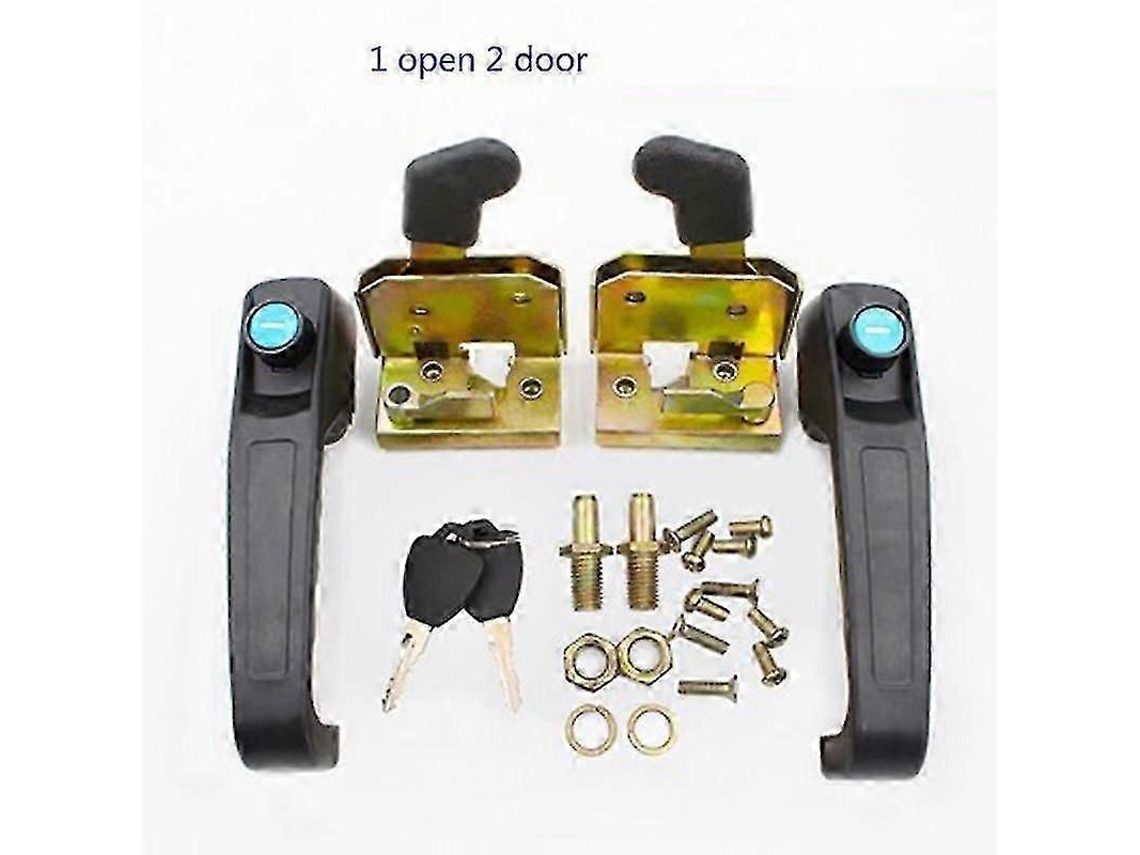 Conjunto De Alça De Porta Trancável Para Empilhadeira, Trator E Equipamentos Pesados De Qualidade Superior