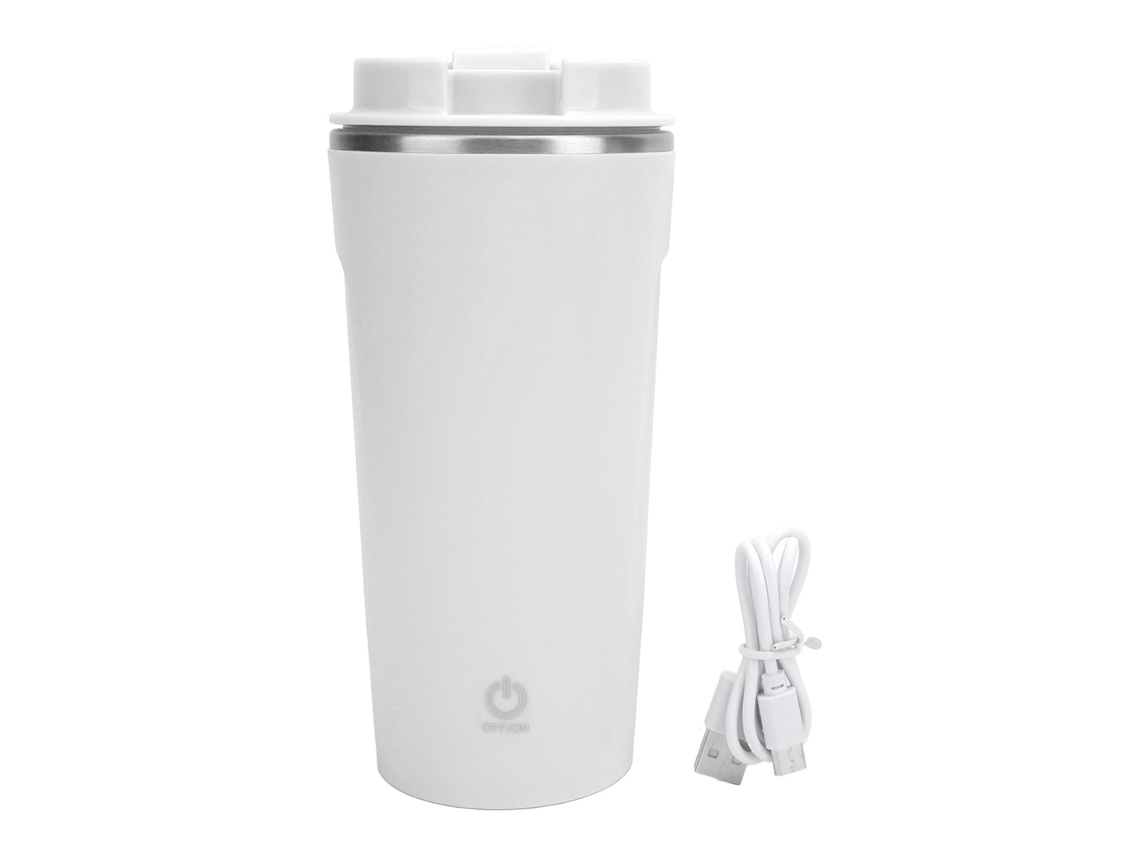 Caneca de Café Autostirring Recarregável Usb de Aço Inoxidável com Tampa para Escritório Carro