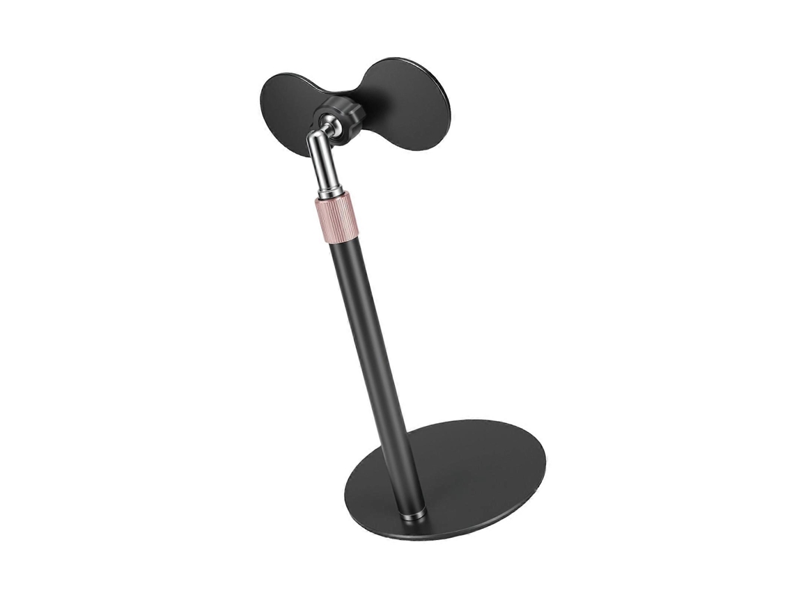 Suporte Magnético Universal Com Cabeça Dupla Para Carro E Mesa - Compatível Com Diversos Dispositivos - Alumínio - Multicor