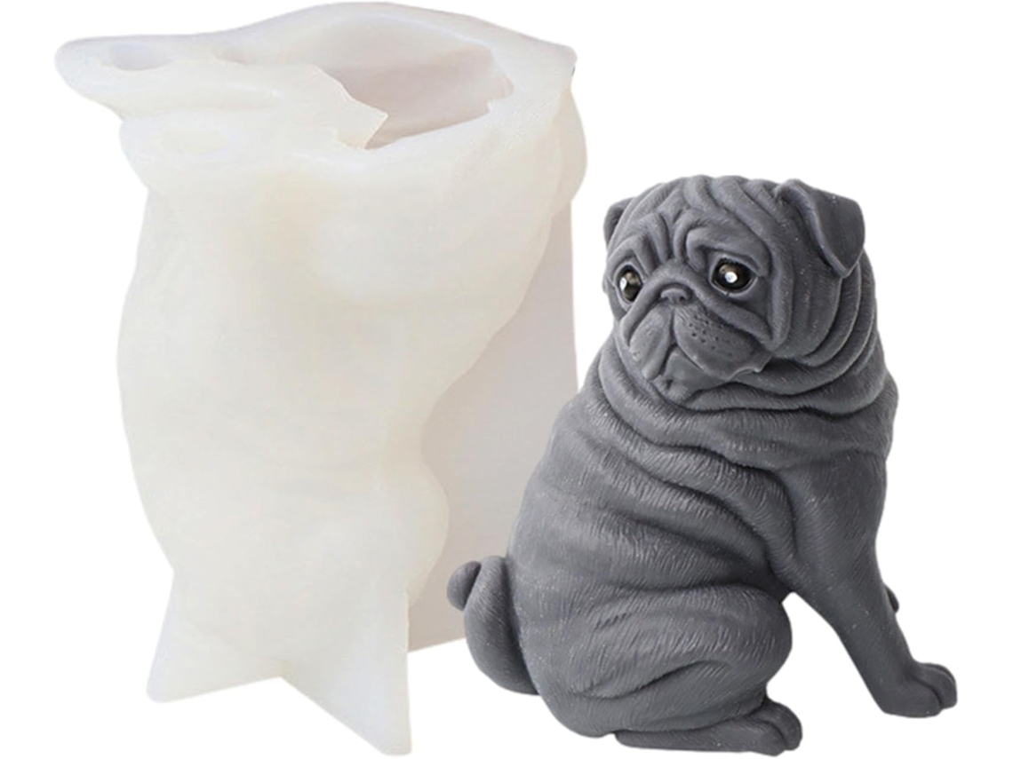 Molde Genérico Cães - Pei 3d Resistente Ao Calor E Flexível Alimentos