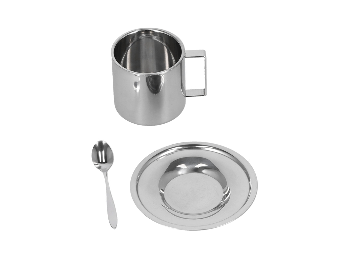 Conjunto de Copo de Café Isolado LAXISCREED 280ml 3pcs