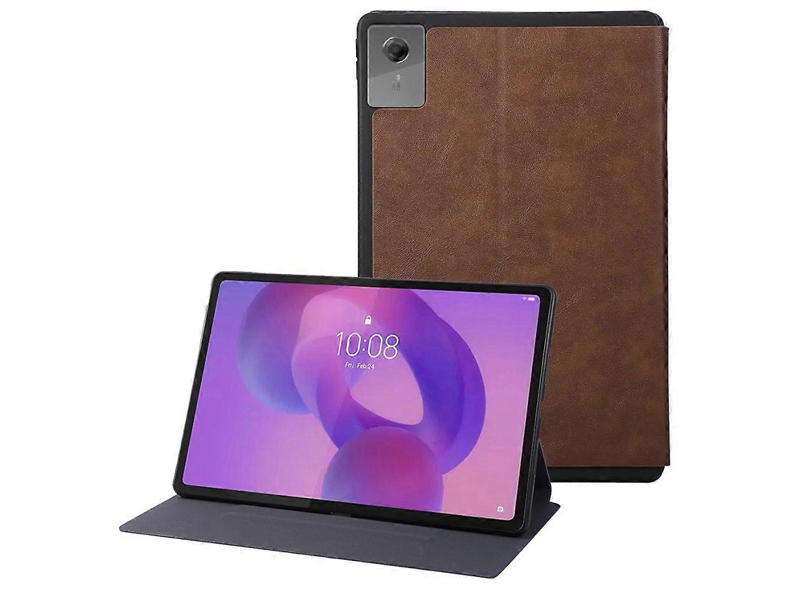 Capa Protetora De Couro Pu Para Tablet Lenovo Idea Tab Plus, À Prova De Choque, Com Suporte.