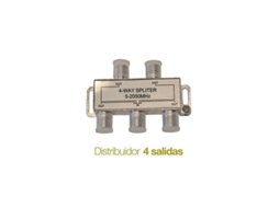 Distribuidor De Televisão Splitter 4 Saídas Gsc