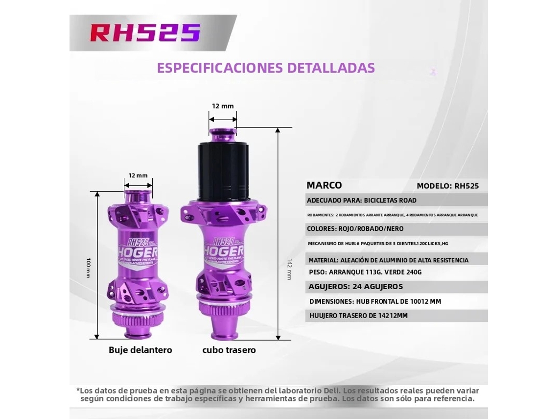 Lurelia Trava Segurança Para Bicicleta De Estrada Rh525 Dianteiro/traseiro