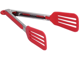 Pinça Dobrável Para Bife Em Aço Inoxidável Com Revestimento De Silicone, Ideal Para Churrasco, Servir Alimentos Na